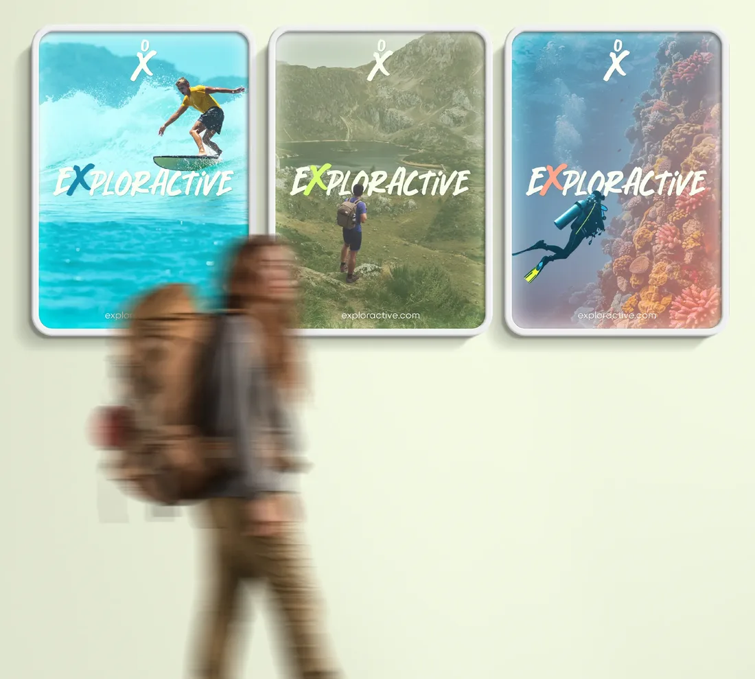 ExplorActive brand and product work